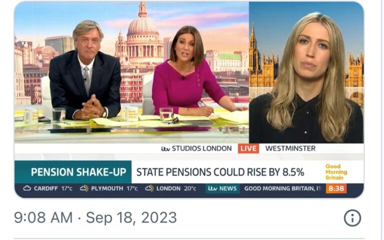 Home 15 Laura Trott on GMTV 18 9 2023